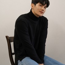마른파이브 히트터치 남여공용 터틀넥 레이어드 목폴라 티셔츠