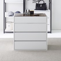 [에타홈] 찰스 옷서랍장 미니서랍장 작은 안방 악세사리 서랍장 800, 옵션선택, 새틴그레이