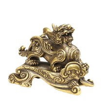 미니 소형 해태상 해치 조각상 장식품, 부드러운 항해