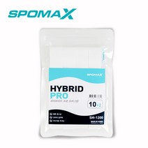 SPOMAX 하이브리드 배드민턴 테니스 오버 그립 SH-1200 12p, 화이트, 1개