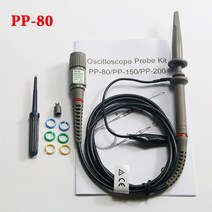 오실로스코프 부품 스코프Hantek 오실로스코프 프로브 60MHz (PP-80 PP-150 PP-200 액세서리, 01 PP-80(60MHZ)