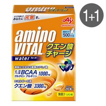 아미노 바이탈 워터 구연산 프로틴 BCAA 20개입 1+1, 단품, 단품