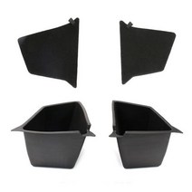 테슬라 모델 Y 트렁 사이드 보관함 TPE 박스 매트 라이너 부트 오거나이저, Bins upgrade Lids