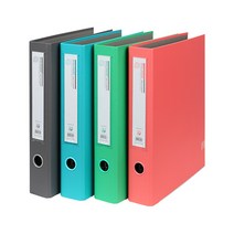 [코리아문구사] 알파 합지 D링모디바인더 A4 5cm, 연청