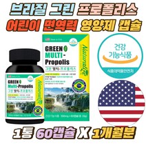 그린 폴리 프로폴리스 어린이 면역력 항산화 영양제 식약처인증 플로폴리스 아연 구강 항균 액상 츄어블 30대 50대 성인 노인 어르신 PROPOLIS 플라보노이드 로얄젤리 캡슐