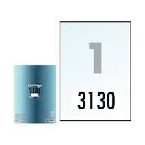 레이저용방수 라벨( PP-3130/10매/물류관리용/폼텍), 단품