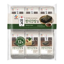 CJ명가 빠삭김 한식간장김 밥반찬 건강간식 간편식 밥반찬 간편요리 1세트, 21세트
