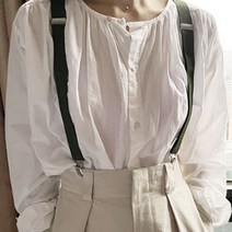여성 여자 허리 큰 치마 바지 흘러내리지 않게 고정 얇은 집게 멜빵
