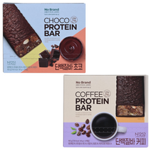 노브랜드 단백질바 초코 4입(40g*4) + 커피 4입(40g*4) 다양한 프로틴바 가성비 고효율 간식 1개, 3개