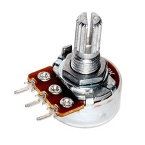 아두이노 500K Ohm 가변 저항 가변 저항기(Potentiometer) Model WH148 Nut Washer 포함 0.1%의 비밀, 1개