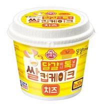 오뚜기 달걀 하나 톡 넣는 쌀컵케이크 치즈 60g 아이들 간식, 1개