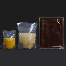 홍진포장 나일론 투명 이방 스탠드봉투 스탠딩파우치 100장 사이즈 6종 (지퍼없음), 29x42cm (5L)-100장 (장당432원)