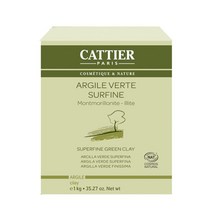 까띠에 슈퍼파인 그린 클레이 1kg Cattier Argile Verte Surfine 프랑스화장품, 1팩