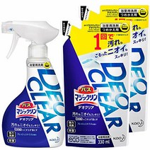 목욕 매직 린 DEOCLEAR (데오 클리어) 목욕 세제 문지르지 않고 떨어뜨린다 신선한 감귤의 향기 본체 380ml + 리필 330ml × 2 개 バスマジックリン DEOCLEAR