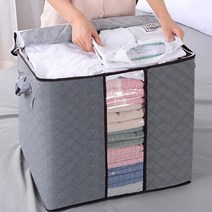 핫버튼 이불정리함 이불 보관함 부직포 가방 정리함 정리 보관 공간 수납 박스, 디자인 이불정리함, 모노클라우드, 소형