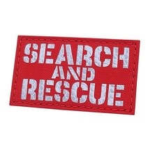 Tactical Freaky Hi Viz Solas Reflective Search and Rescue 2x3.5 SAR CSAR 전투 전술 터치 패스너 패치 3
