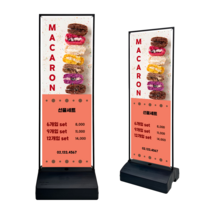 Made in Korea 원배너 실외 철재배너 물통배너 철재입간판 배너거치대 철제입구간판 카페배너, 1개