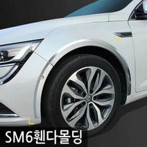 자동차 SM6 휀다몰딩 익스테리어몰딩 차량인테리어, 경동 SM6 휀다몰딩