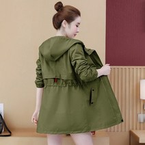 봄가을 여성 빅사이즈 캐주얼 트렌치 코트 05