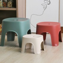 파스텔 욕실 화장실 목욕탕 샤워실 의자 발디딤대 /중 중 레드