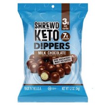 슈루드푸드 무설탕 초코볼 밀크 초콜릿 키토 디퍼 (34g) Shrewd Food keto Dipper Milk Chocolate