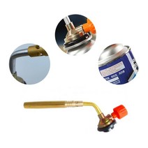 부탄 버너 용접 가스 토치 불꽃 총 Brazing Flamethrower 야외 캠핑 바베큐 휴대용 납땜 열 도구, 한개옵션0