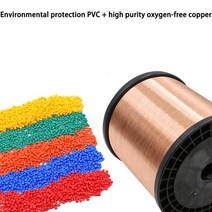 전선관 전선탈피기 전선 RVB 레드 블랙 전기 와이어 PVC 절연 베어 구리 UL2468 전력선 LED 케이블 1/10M 22 20 18 16 14 12 AWG 2 핀, [02] 20AWG, [02] 10 meters