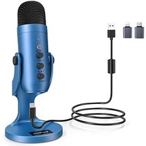 유튜브 방송 마이크 미국 Zeal Sound USB PC/노트북/폰/PS4/5/컴퓨터용 콘덴서 게이밍 번개-630552