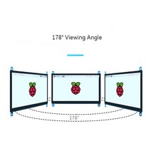 1024x600 휴대용 7 인치 터치 HDMI 디스플레이 스크린 패널 hdmi 라즈베리 LCD DIY 모니터 Pc, 02 7inch IPS