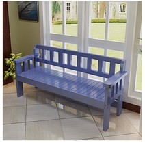 야외벤치 원목 평의자 정원용 나무 평상 공원 팔걸이, 160x52x80cm