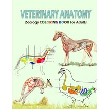 Veterinary Anatomy zoology coloring book for adults: Horse dog and different animals Anatomy Color... Paperback, Independently Published