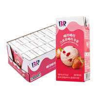배스킨라빈스 베리베리 스트로베리 우유 24p, 190ml, 4세트