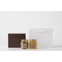 청도자연애 천연 벌꿀 답례품 선물세트160g x 2(아카시아꿀 야생화꿀 밤꿀 벌화분), 불필요, 야생화+벌화분