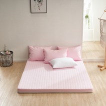 퍼펙트 항균 라텍스커버 지퍼형 진드기방지 미끄럼방지, 인디핑크