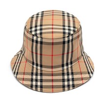 [버버리] 빈티지 체크 테크니컬 코튼 버킷햇 8026927