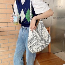 연예인 에코백 호보백 페이즐리 가을 동대문 초등학생 가방 대학 중학생