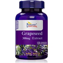 Esmond Natural: Grapeseed Extract (Helps Maintain Antioxidant Health) GMP Natural Product Assn Certified Made in USA - 300mg 120 Capsules