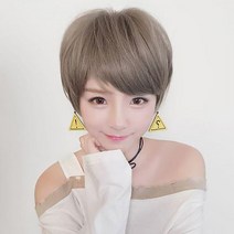 숏컷 숏컷가발 디자인가발 (망포함) 숏컷 _ 7501209EA, $ 1, $ 보노-블랙_망O, $ 본상품선택