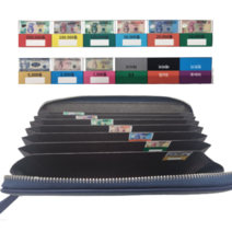 코자와 베트남 동지갑 스티커포함 가죽지갑