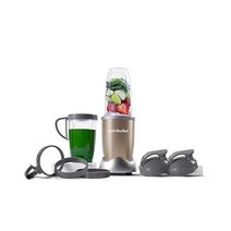NutriBullet 프로 - 13-Piece 하이-Speed 블렌더 초고속 믹서기/Mixer 시스템 Hard커버 Recipe 북 Included (900 와트) Ch앰프agne, 샴페인_블렌더