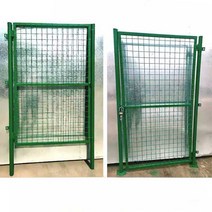 휀스대문 메쉬 휀스 펜스 울타리 게이트 출입문 대문, 녹색 높이 1.5m x 폭 2m, 1개