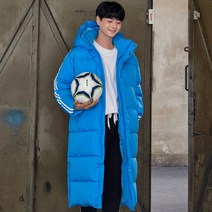 스카이 에어볼 형광블루 롱패딩 남여공용 스페셜 에디션
