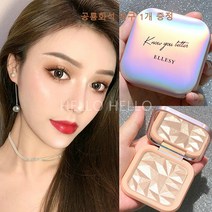 HH 하이라이터 얼굴 톤업+메이크업 브러쉬, 02+브러쉬