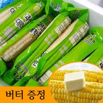 최상품 삶은 괴산 대학찰옥수수 생대학찰 15개 21개 30개, 중품 21개 (12cm 전후), 찐냉동 대학찰