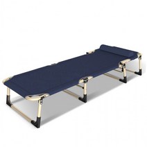 폴딩침대 런웨이브 각도조절형 접이식 야전침대, 네이비
