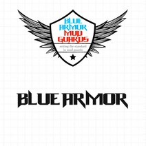 블루아머 머드가드 전용 반사스티커 1P 화이트색상 캠핑 자동차 차량용 로고 데칼스티커 차량선택, 타호, 1개