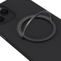 어스 심플 마그네틱 맥세이프 링플레이트 스마트링 거치대 홀더 Magsafe, 어스_맥세잎링홀더, 실버