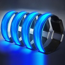 LED 밴드 야광밴드 야간 LED 암밴드 컬러 발광 식별띠, 옐로우