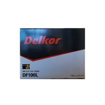 DF100L 델코 차량용 100AH자동차배터리 테라칸 베라크루즈 그랜드카니발 모하비 올뉴카니발 봉고3 프론티어, 폐밧데리반납안함(공구대여불가)