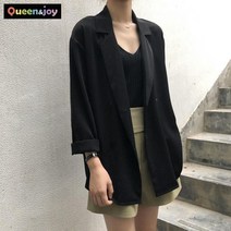 퀸앤조이 미녀77 썸머 더블 얇은 긴소매 자켓***판매자 SSK무역***